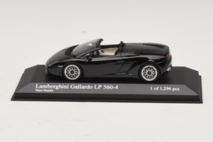 Lamborghini Gallardo LP560-4 Spyder Noir Minichamps 1:43 400103830 Métal Moulé