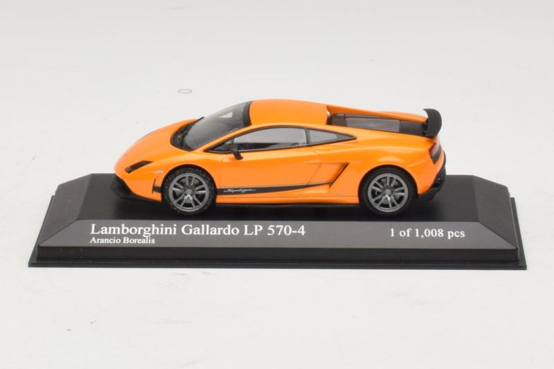 Lamborghini Gallardo LP570-4 Superleggera Orange Métallisé Minichamps 1:43 400103841 Métal Moulé