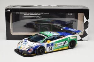 Lamborghini Gallardo LP600+ GT3 Reiter Engineering #34 H-J. Stuck / D. Rostek ADAC 24 Hours Nurburgring 2011 Minichamps 1:18  — image 6 sur 6