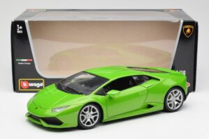 Lamborghini Huracan LP610-4 Vert Bburago 1:18 18-11038 Métal Moulé — image 8 sur 8
