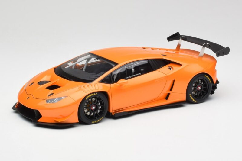 Lamborghini Huracan LP620-2 Super Trofeo Arancio Borealis Pearl Effect Orange AUTOart 1:18 81558 Métal Moulé