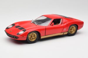 Lamborghini Miura Rouge Anson 1:18 30302 Métal Moulé