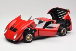 Lamborghini Miura SVR Rouge & Noir Kyosho 1:18 08319R Métal Moulé — image 2 sur 8