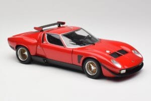 Lamborghini Miura SVR Rouge & Noir Kyosho 1:18 08319R Métal Moulé — image 6 sur 8