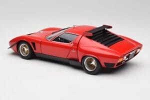 Lamborghini Miura SVR Rouge & Noir Kyosho 1:18 08319R Métal Moulé — image 7 sur 8