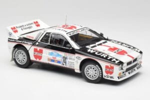 Lancia 037 #1 G. Cunico / E. Bartolich Targa Florio Winner 1983 Kyosho 1:18 08302H Métal Moulé — image 6 sur 8