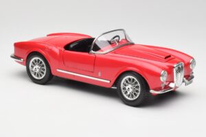 Lancia Aurelia B24 Spider Rouge Bburago 1:18 3010 Métal Moulé — image 6 sur 8