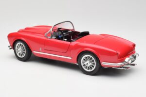 Lancia Aurelia B24 Spider Rouge Bburago 1:18 3010 Métal Moulé — image 7 sur 8