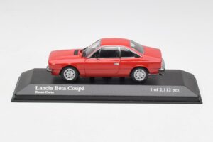 Lancia Beta Coupé Rouge Minichamps 1:43 400125720 Métal Moulé