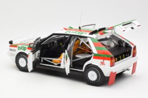 Lancia Delta HF 4WD #1 D. Cerrato Totip Rally Targa Florio 1987 Kyosho 1:18 08960C Métal Moulé — image 5 sur 8