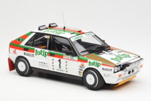 Lancia Delta HF 4WD #1 D. Cerrato Totip Rally Targa Florio 1987 Kyosho 1:18 08960C Métal Moulé — image 6 sur 8