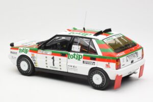 Lancia Delta HF 4WD #1 D. Cerrato Totip Rally Targa Florio 1987 Kyosho 1:18 08960C Métal Moulé — image 7 sur 8