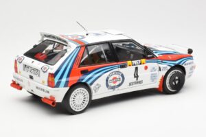Lancia Delta HF Integrale Evo Martini #4 D. Auriol / B. Occelli Winner Rally Monte Carlo 1992 Kyosho 1:18 08348A Métal Moulé — image 3 sur 8