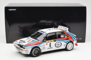 Lancia Delta HF Integrale Evo Martini #4 D. Auriol / B. Occelli Winner Rally Monte Carlo 1992 Kyosho 1:18 08348A Métal Moulé — image 8 sur 8