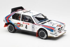 Lancia Delta S4 Martini #4 H. Toivonen / S. Cresto Rally Tour de Corse 1986 AUTOart 1:18 88620 Métal Moulé — image 6 sur 8