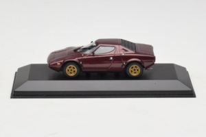 Lancia Stratos Rouge Bordeaux Minichamps 1:43 LANCIA001 Métal Moulé