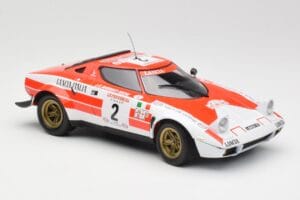 Lancia Stratos HF #2 J-B. Andruet / Biche Winners Tour de Corse 1974 Minichamps 1:18 155741702 Métal Moulé — image 4 sur 6