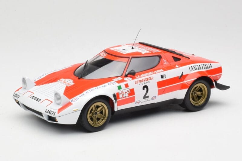 Lancia Stratos HF #2 J-B. Andruet / Biche Winners Tour de Corse 1974 Minichamps 1:18 155741702 Métal Moulé