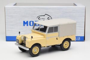 Lan Rover 88 Series 1 Hard Top Beige Clair MCG 1:18 MCG18368 Métal Moulé — image 6 sur 6