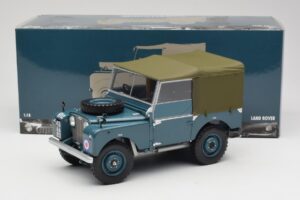 Land Rover 88 Series I Bleu Clair Minichamps 1:18 150168907 Métal Moulé — image 8 sur 8
