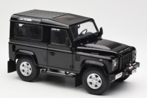 Land Rover Defender 90 Santorini Noir Métallisé Kyosho 1:18 08901BK Métal Moulé — image 6 sur 8