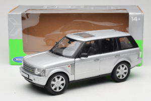 Land Rover Range Rover L322 Argent Welly 1:18 12536W Métal Moulé — image 8 sur 8