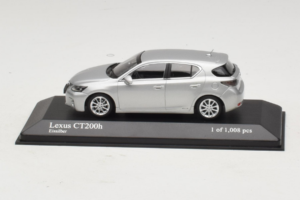 Lexus CT200h Argent Minichamps 1:43 410166001 Métal Moulé