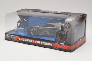 Lykan HyperSport Black Panther Avec Figurine Metals Diecast 1:24 99723 Métal Moulé — image 3 sur 3
