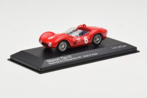 Maserati Tipo 61 #6 R. Penske SCCA National Race Meadowdale 1961 Minichamps 1:43 400611206 Métal Moulé — image 2 sur 4