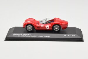 Maserati Tipo 61 #6 R. Penske SCCA National Race Meadowdale 1961 Minichamps 1:43 400611206 Métal Moulé