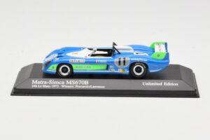Matra Simca MS670B #7 H. Pescarolo / G. Larrousse 24 Hours of Le Mans Winner 1973 Minichamps 1:43 430731111 Métal Moulé