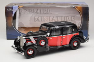 Maybach SW35 Hardtop Noir Rouge Premier Miniature 1:18 PM-38208 Métal Moulé — image 6 sur 6