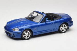 Mazda MX-5 NA 10th Anniversary Blue Metallic Gate 1:18 01071 Métal Moulé