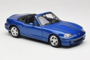 Mazda MX-5 NA 10th Anniversary Blue Metallic Gate 1:18 01071 Métal Moulé — image 6 sur 8