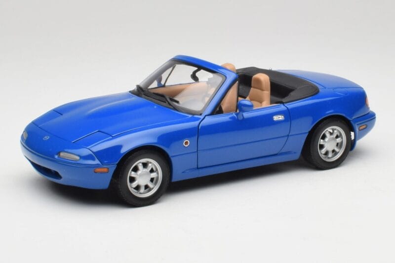 Mazda MX-5 NA Twilight Bleu Mica Gate 1:18 1013 Métal Moulé