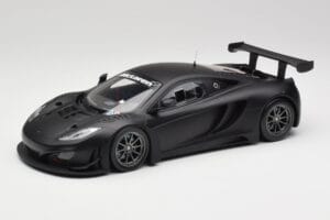 McLaren 12C GT3 Carbon Mat Noir Minichamps 1:18 151121390 Métal Moulé