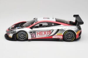 McLaren 12C GT3 Hexis Racing #107 O. Panis / F. Cazenave 24 Hours of Spa 2013 Minichamps 1:18 151131397 Métal Moulé — image 3 sur 6