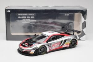 McLaren 12C GT3 Hexis Racing #107 O. Panis / F. Cazenave 24 Hours of Spa 2013 Minichamps 1:18 151131397 Métal Moulé — image 6 sur 6