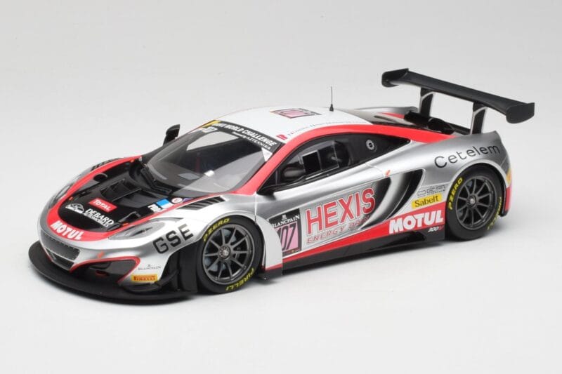 McLaren 12C GT3 Hexis Racing #107 O. Panis / F. Cazenave 24 Hours of Spa 2013 Minichamps 1:18 151131397 Métal Moulé