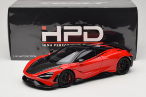 McLaren 765LT Rouge HPD 1:18 HPD18006 Métal Moulé — image 8 sur 8