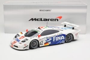 McLaren F1 GTR BMW Motorsport #42 J. Lehto / S. Soper / N. Piquet 24 Hours of Le Mans 1997 Minichamps 1:18 530133742 Métal Mo — image 8 sur 8