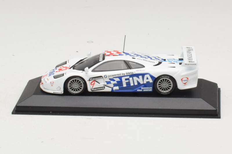 McLaren F1 GTR #9 Fina P. Kox / R. Ravaglia / A. Montermini 24 Hours of Le Mans 1997 Minichamps 1:43 MCLAREN002 Métal Moulé