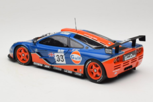 McLaren F1 GTR Gulf #33 R. Bellm / M. Weaver / J-J. Lehto 24 Hours of Le Mans 1996 UT Models 1:18 530161833 Métal Moulé — image 7 sur 8