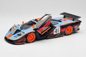 McLaren F1 GTR Gulf #41 P. Gounon / S. Oloffson 24 Hours of Le Mans 1997 Minichamps 1:18 530133741 Métal Moulé — image 2 sur 8