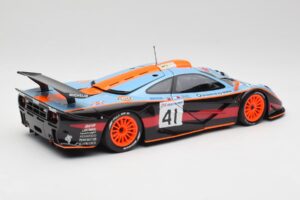 McLaren F1 GTR Gulf #41 P. Gounon / S. Oloffson 24 Hours of Le Mans 1997 Minichamps 1:18 530133741 Métal Moulé — image 3 sur 8