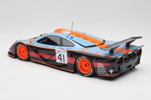 McLaren F1 GTR Gulf #41 P. Gounon / S. Oloffson 24 Hours of Le Mans 1997 Minichamps 1:18 530133741 Métal Moulé — image 7 sur 8