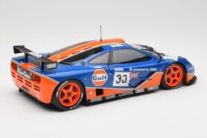 McLaren F1 GTR Gulf Racing #33 S. Bellm / A. Weaver / J. Lehto 24 Hours of Le Mans 1996 Minichamps 1:18 530133633 Métal Moulé — image 3 sur 8