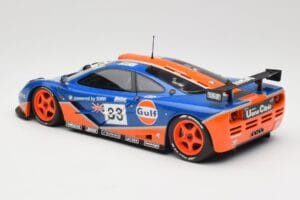 McLaren F1 GTR Gulf Racing #33 S. Bellm / A. Weaver / J. Lehto 24 Hours of Le Mans 1996 Minichamps 1:18 530133633 Métal Moulé — image 7 sur 8