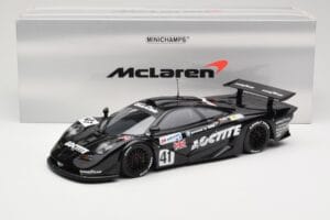 McLaren F1 GTR Gulf Team Davidoff #41 T. Bscher / E. Pirro / R. Capello 24 Hours of Le Mans 1998 Minichamps 1:18 530133841 Mé — image 8 sur 8