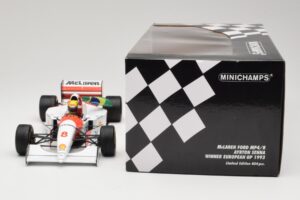 McLaren MP4/8 Ford #8 A. Senna Winner European GP Donington 1993 Minichamps 1:18 540931848 Métal Moulé — image 6 sur 6